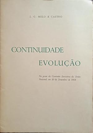 Seller image for CONTINUIDADE EVOLUO. for sale by Livraria Castro e Silva
