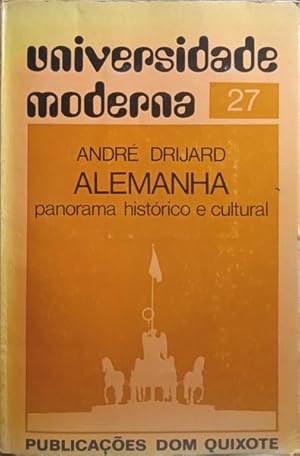 ALEMANHA: PANORAMA HISTÓRICO E CULTURAL. [1.ª EDIÇÃO]