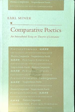 Immagine del venditore per Comparative Poetics: An Intercultural Essay on Theories of Literature venduto da Librodifaccia