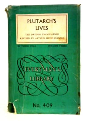 Imagen del vendedor de Plutarch's Lives, Volume Three a la venta por World of Rare Books