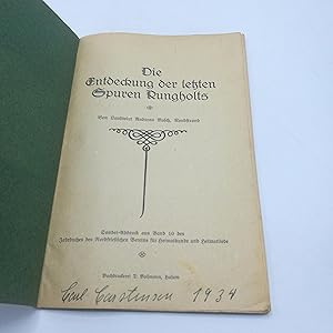 Die Entdeckung der letzten Spuren Rungholts Sonderabdruck aus Band 10 des Jahrbuches des Nordfrie...