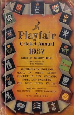 Bild des Verkufers fr Playfair Cricket Annual 1957 zum Verkauf von WeBuyBooks