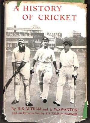 Bild des Verkufers fr A History of Cricket. With an Introduction By Sir Pelham Warner. zum Verkauf von WeBuyBooks
