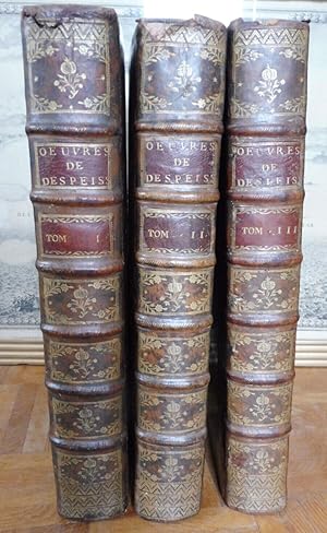 Oeuvres de M. Antoine D'Espeisses, avocat et jurisconsulte de Montpellier, où toutes les plus imp...