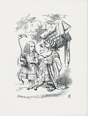 Bild des Verkufers fr A Study of Sir John Tenniel's Wood-Engraved Illustrations to Alice's Adventures in Wonderland & Through the Looking-Glass. zum Verkauf von Blackwell's Rare Books ABA ILAB BA