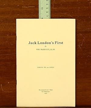 Jack London's First