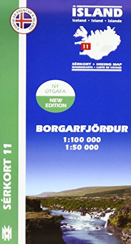 Imagen del vendedor de Island Serkort 11 Borgarfjordur 1 : 100 000 a la venta por WeBuyBooks