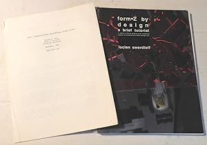 Immagine del venditore per ALEX: A KNOWLEDGE-BASED ARCHITECTURAL SYSTEM by Yehuda E. Kalay; Anton C. Harfmann, Lucien M. Swerdloff. November, 1985. [Together with]: FORM*Z BY DESIGN; a brief tutorial in which a three dimensional modeling system is introduced as a basic design tool. By Lucien Swerdloff. (2 volumes). venduto da Blue Mountain Books & Manuscripts, Ltd.