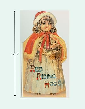 Seller image for Facsimile Little Red Riding Hood Paperback Shape Book Issued in 1989 by Merrimack Publishing, NYC. Classic Fairy Tale. Halftone Color & Monochrome Pictures. This edition OP. for sale by Brothertown Books