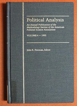 Imagen del vendedor de Political Analysis: An Annual Publication of the Methodology Section of the American Political Science Association, Vol. 4, 1992 a la venta por GuthrieBooks