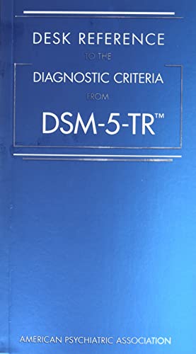 Imagen del vendedor de Desk Reference to the Diagnostic Criteria from Dsm-5-tr a la venta por PhinsPlace