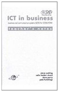 Immagine del venditore per ICT in Business Teacher's Notes: Business and Communication Systems GCSE for CCEA/ICAA (ICT in Business: Business and Communication Systems GCSE for ICAA) venduto da WeBuyBooks 2