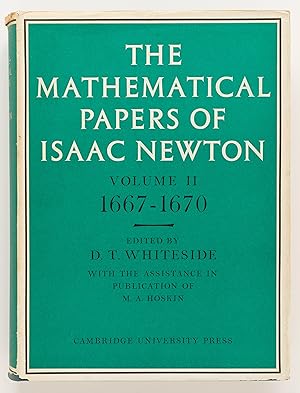 Bild des Verkufers fr The Mathematical Papers of Isaac Newton, Volume II: 1667-1670 zum Verkauf von Zed Books