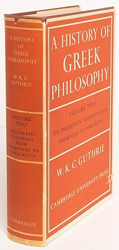 Immagine del venditore per A History of Greek Philosophy, Volume II: The Presocratic Tradition from Parmenides to Democritus venduto da Zed Books