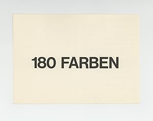 Exhibition postcard: Gerhard Richter, Ausstellung: 180 Farben (9 October-7 November 1971)
