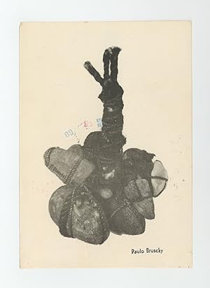 Artist's postcard: Caranguejos (pedras de Fernando de Noronha e corda de agave)