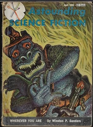 Bild des Verkufers fr ASTOUNDING Science Fiction: April, Apr. 1959 zum Verkauf von Books from the Crypt