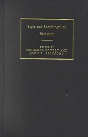 Seller image for Style and Sociolinguistic Variation for sale by GreatBookPricesUK