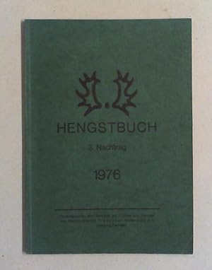 Trakehner Hengstbuch. 3. Nachtrag (1976). Hg. vom Verband der Züchter und Freunde des Warmblutpfe...