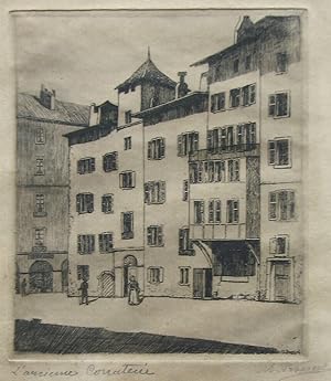 "L'ancienne Corraterie" - original etching