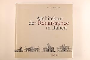 Bild des Verkufers fr ARCHITEKTUR DER RENAISSANCE IN ITALIEN. zum Verkauf von INFINIBU KG