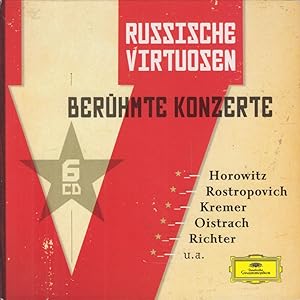Russische Virtuosen - Berühmte Konzerte CD-Box Horowitz, Rostropovich, Kremer, Oistrach, Richter,...