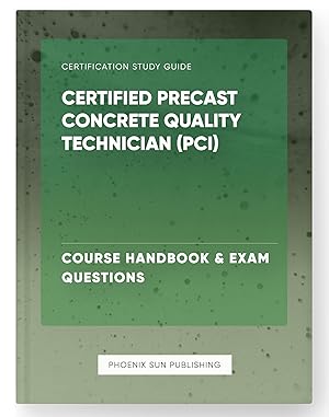 Seller image for Certified Precast Concrete Quality Technician (PCI) - Course Handbook & Exam Questions for sale by PS PUBLISHIING