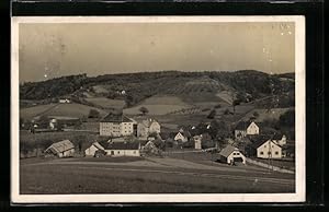 Bild des Verkufers fr Ansichtskarte Minihof-Liebau, Ortsansicht mit Umgebung von oben zum Verkauf von Bartko-Reher