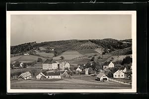 Bild des Verkufers fr Ansichtskarte Minihof-Liebau, Gesamtansicht mit Umgebung aus der Vogelschau zum Verkauf von Bartko-Reher