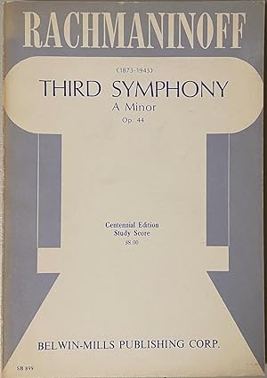 Seller image for Rachmaninoff: Third Symphony A Minor Op. 44 - Centennial Edition Study Score for sale by Reilly Books