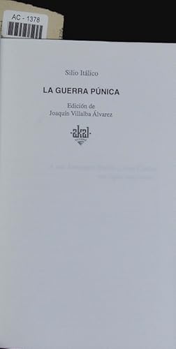 Imagen del vendedor de La Guerra pnica. a la venta por Antiquariat Bookfarm