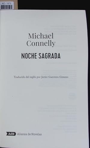 Seller image for Noche sagrada. for sale by Antiquariat Bookfarm