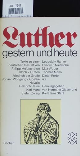 Seller image for Luther gestern und heute. for sale by Antiquariat Bookfarm