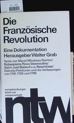 Bild des Verkufers fr Die Franzsische Revolution. zum Verkauf von Antiquariat Bookfarm