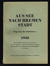 Bild des Verkufers fr Wegweiser fr Schiffsfhrer 1938. - zum Verkauf von Libresso Antiquariat, Jens Hagedorn