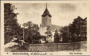 Bild des Verkufers fr Ansichtskarte / Postkarte Berlin Steglitz Lankwitz, Alte Dorfkirche zum Verkauf von akpool GmbH