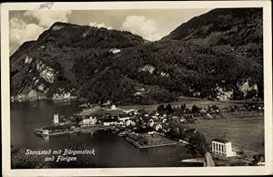 Ansichtskarte / Postkarte Stansstad Kanton Nidwalden, Panorama, Bürgenstock, Fürigen