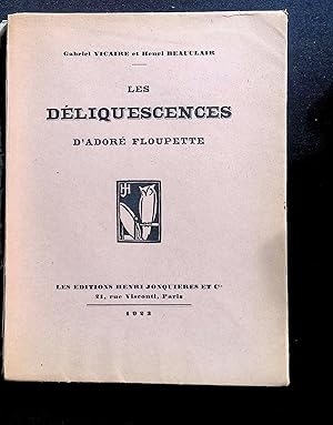 Image du vendeur pour Les dliquescences - Pomes dcadents d'Ador Floupette mis en vente par LibrairieLaLettre2