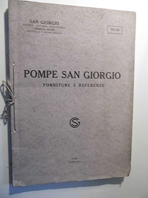 POMPE SAN GIORGIO FORNITURE E REFERENZE