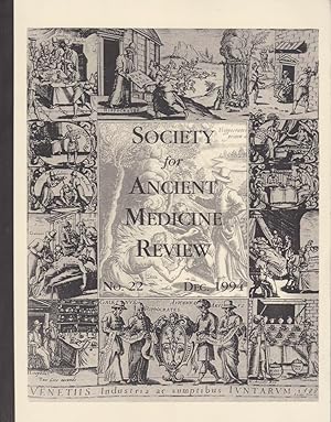 Immagine del venditore per Society for Ancient Medicine Review. No. 22 venduto da Fundus-Online GbR Borkert Schwarz Zerfa