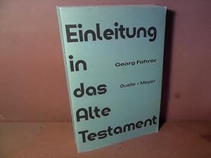 Bild des Verkufers fr Einleitung in das Alte Testament. zum Verkauf von Antiquariat Deinbacher