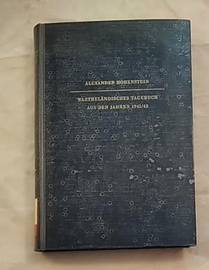 Bild des Verkufers fr Warthelndisches Tagebuch, aus den Jahren 1941/42, Band 8. zum Verkauf von KULTur-Antiquariat