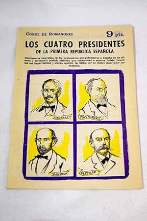 Los cuatro presidentes de la primera República Española