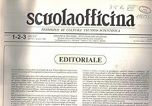 Imagen del vendedor de Scuolaofficina, periodico bimestrale di cultura tecnico-scientifica. Anno V 1986, disponaimo del primo semstre di tre n in unico fasc. a la venta por Libreria Gull