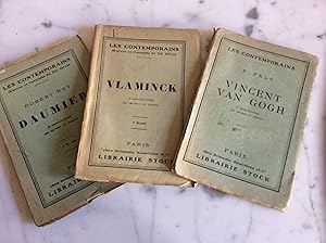 VAN GOGH - DAUMIER - VLAMINCK . 3 monographies de la série " LES CONTEMPORAINS "