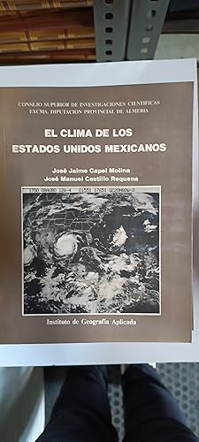 Imagen del vendedor de EL CLIMA DE LOS ESTADOS UNIDOS MEXICANOS a la venta por LIBRERIA LA CLASICA