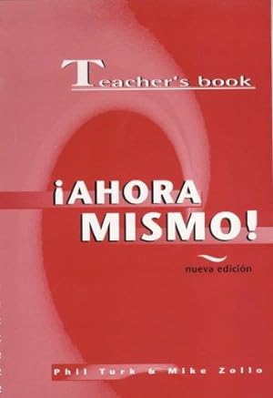 Bild des Verkufers fr Ahora Mismo!: Teacher's Book, 2nd edn zum Verkauf von WeBuyBooks 2