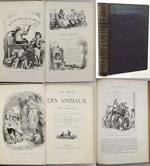 Seller image for VIE PRIVE ET PUBLIQUE DES ANIMAUX. Vignettes par Grandville publie sous la Direction de P.J. Stahl avec la collaboration de Blazac, Louis Baude, . George Sand, P.J. Stahl, Louis Viardot. for sale by Francis Edwards ABA ILAB