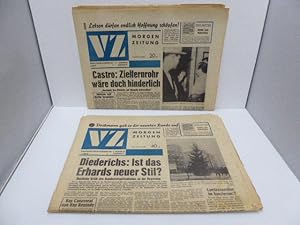 Bild des Verkufers fr Vz Morgenzeitung Zwei Ausgaben vom Freitag den 29 November 1963 und vom Sonnabend den 30.Nov. 1963 zum Verkauf von Schuebula