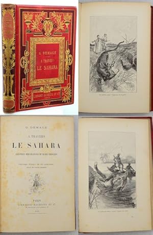 Seller image for A TRAVERS LE SAHARA Aventures Merveilleuses de Marius Mercurin. for sale by Francis Edwards ABA ILAB